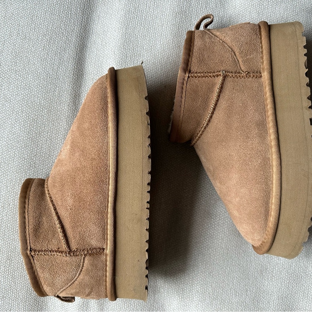 UGG Tan Ankle Boots